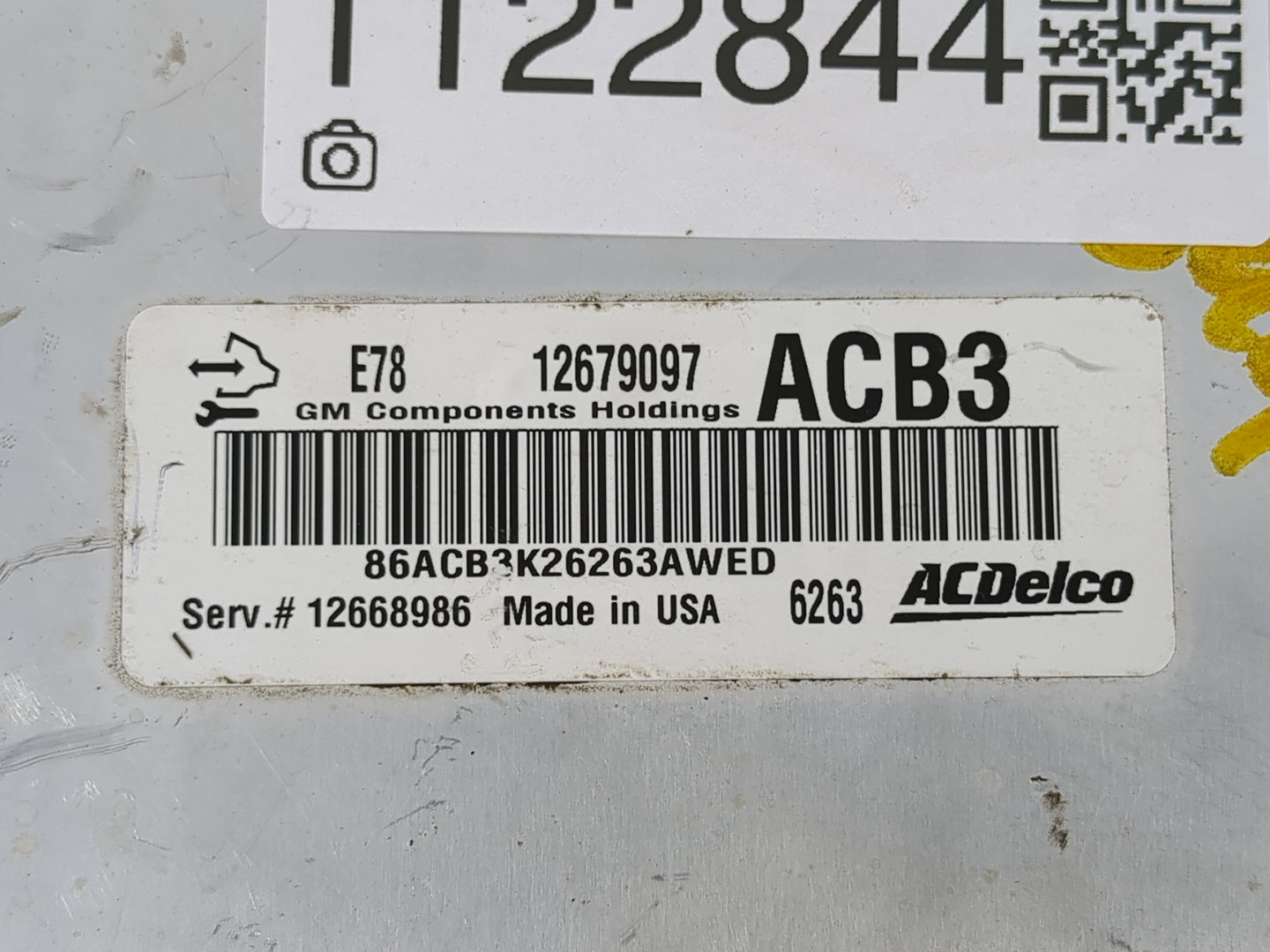 2017-2021 Chevrolet Trax PCM Engine Control Computer ECU ECM PCU OEM P/N:12679097 Fits Fits 2017 2018 2019 2020 2021 OEM Use