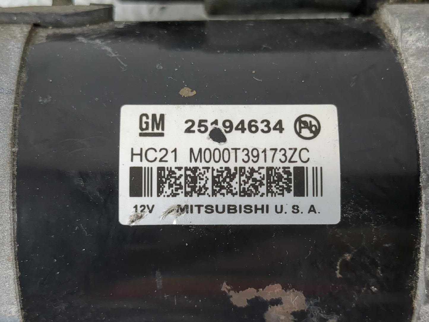 2013-2021 Chevrolet Trax Car Starter Motor Solenoid OEM P/N:25194634 Fits OEM Used Auto Parts - Oemusedautoparts1.com