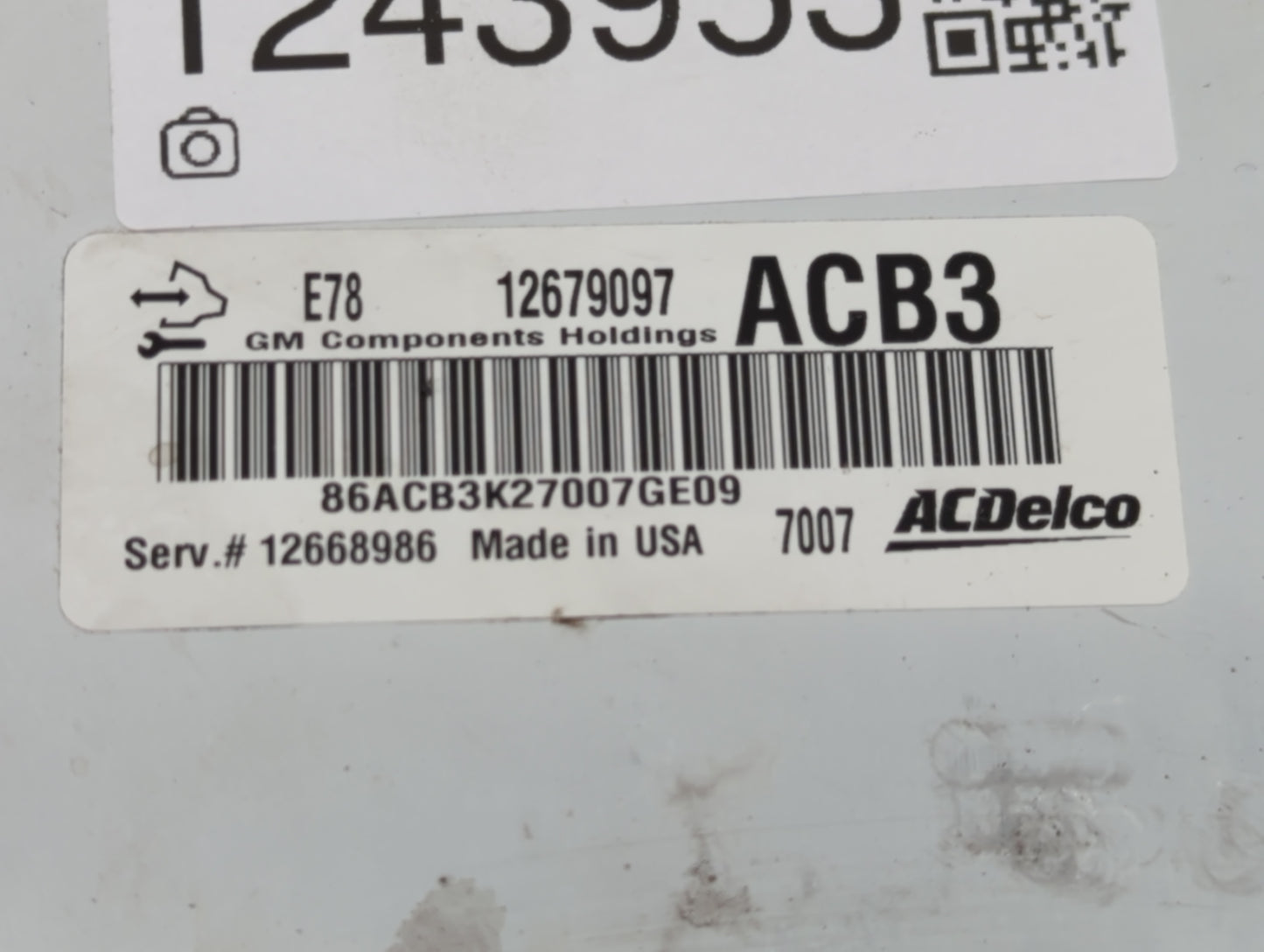 2017-2021 Chevrolet Trax PCM Engine Control Computer ECU ECM PCU OEM P/N:12677671 12685776 Fits Fits 2017 2018 2019 2020 202