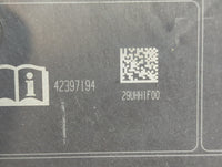 2017 Chevrolet Trax Fusebox Fuse Box Panel Relay Module P/N:42397194 Fits OEM Used Auto Parts - Oemusedautoparts1.com