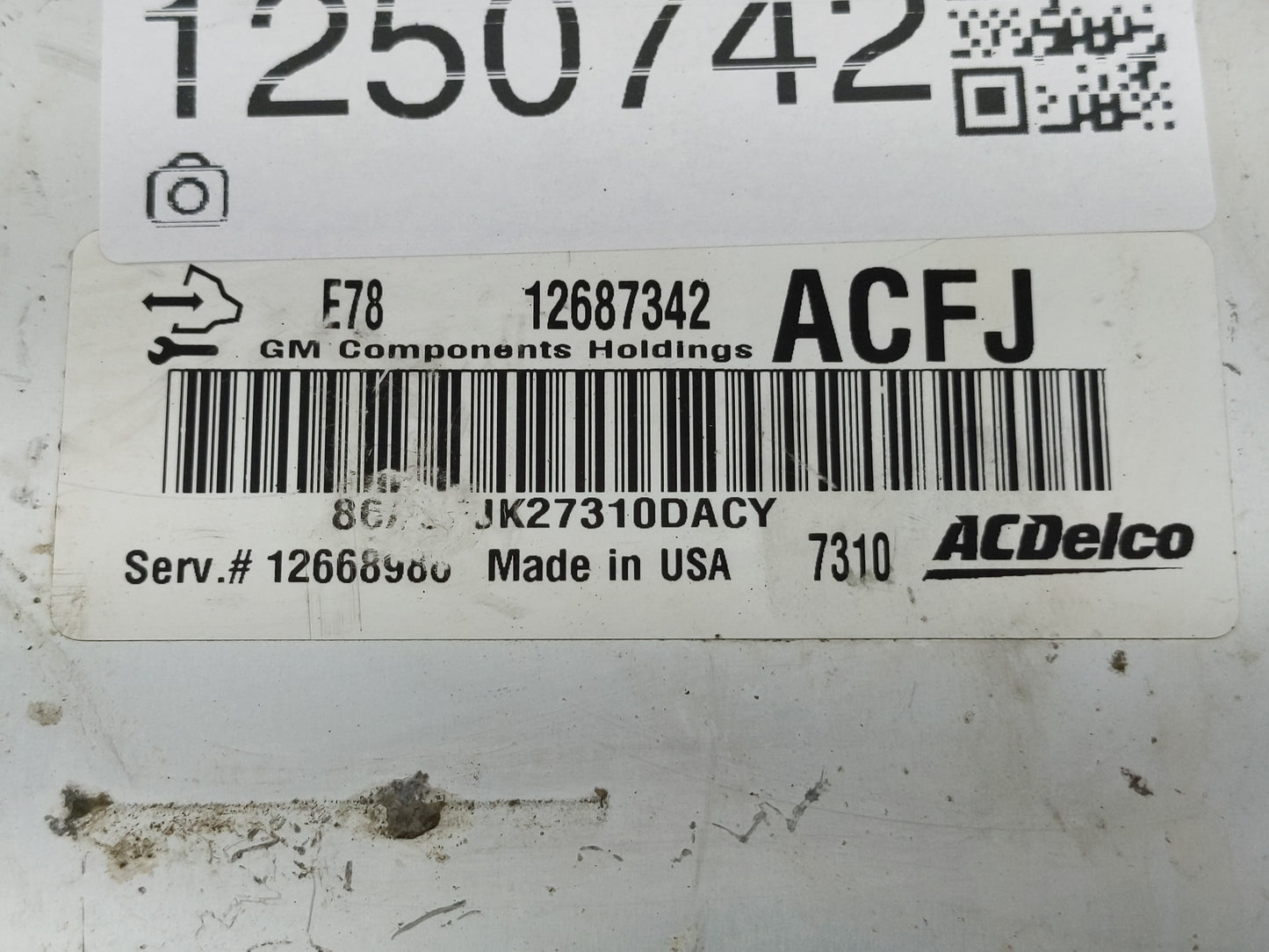 2017-2021 Chevrolet Trax PCM Engine Control Computer ECU ECM PCU OEM P/N:12687342 12695102 Fits Fits 2017 2018 2019 2020 202