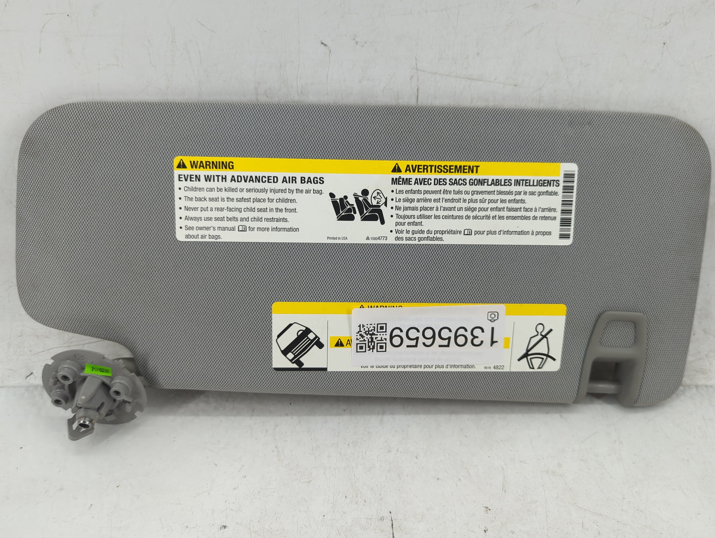 2017-2021 Chevrolet Trax Sun Visor Shade Replacement Driver Left Mirror Fits Fits 2017 2018 2019 2020 2021 OEM Used Auto Par