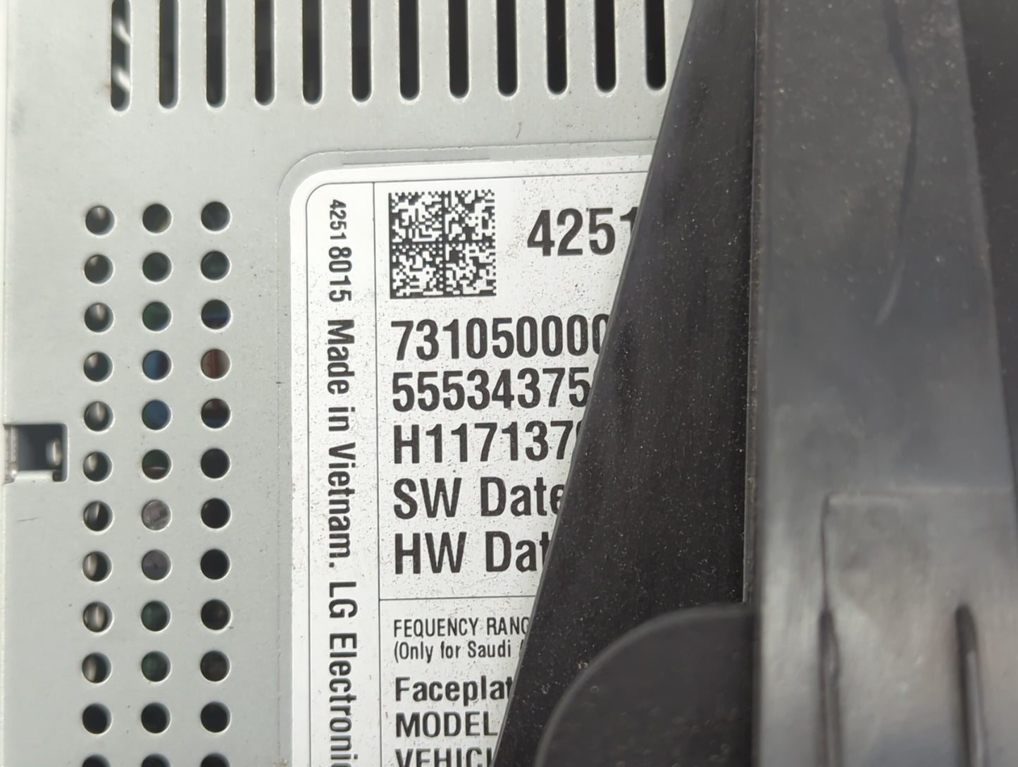 2017 Chevrolet Trax Radio AM FM Cd Player Receiver Replacement P/N:42532827 42518015, 73105000, 55534375 Fits OEM Used Auto 