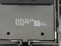 2017-2021 Chevrolet Trax Master Power Window Switch Replacement Driver Side Left P/N:22915128 22915128 371058 7054 Fits OEM 