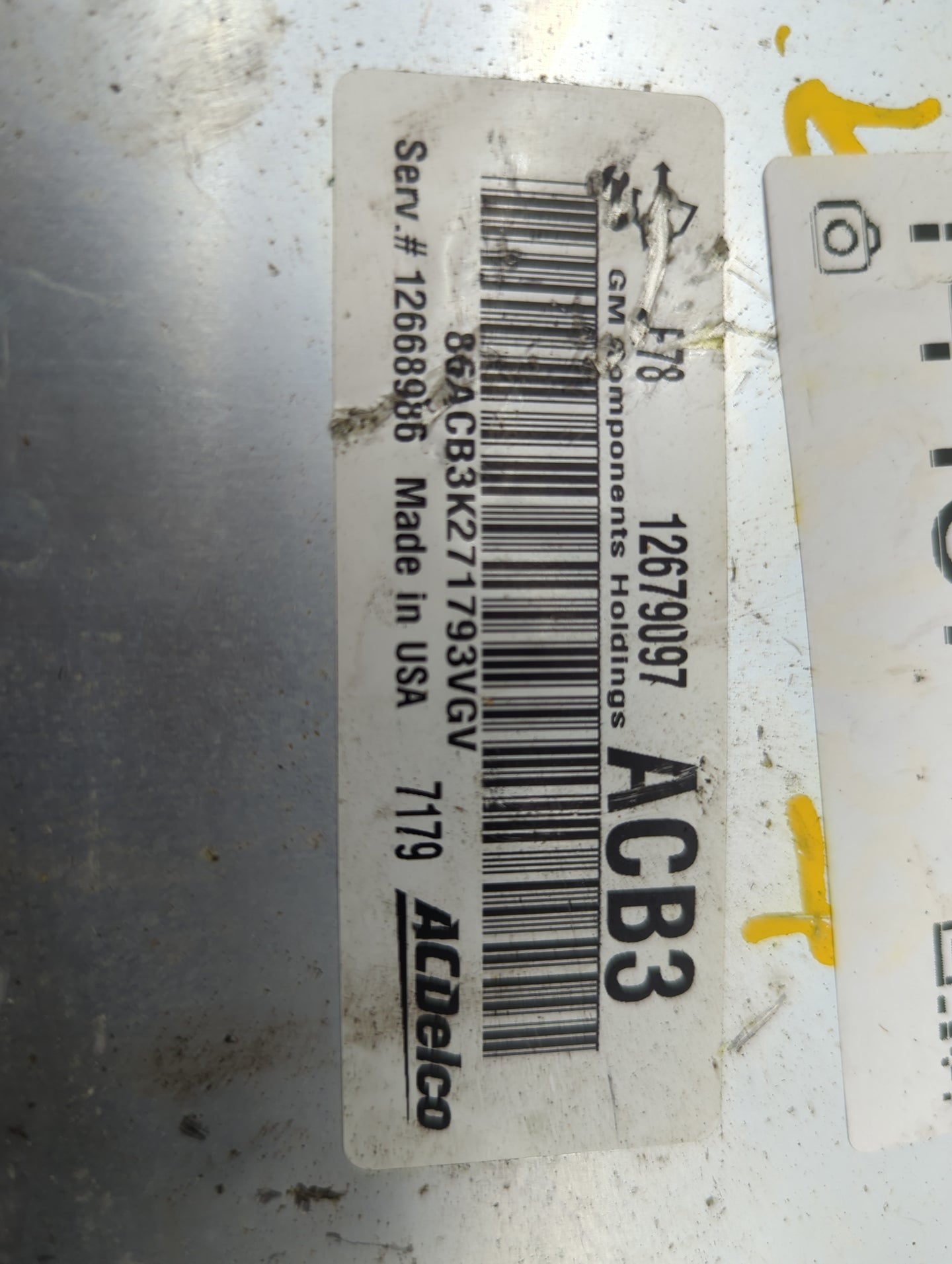 2017-2021 Chevrolet Trax PCM Engine Control Computer ECU ECM PCU OEM P/N:12679097 12668986 Fits Fits 2017 2018 2019 2020 202
