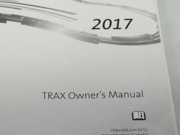 2017 Chevrolet Trax Owners Manual Book Guide P/N:23389483 OEM Used Auto Parts