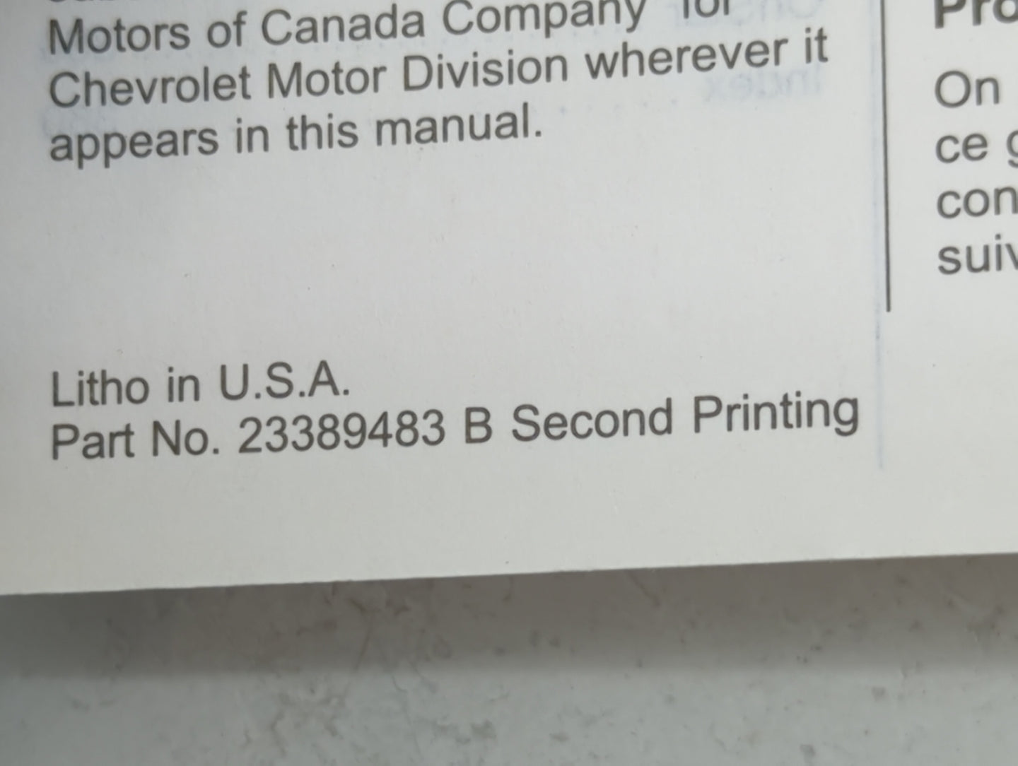 2017 Chevrolet Trax Owners Manual Book Guide P/N:23389483 OEM Used Auto Parts - Oemusedautoparts1.com