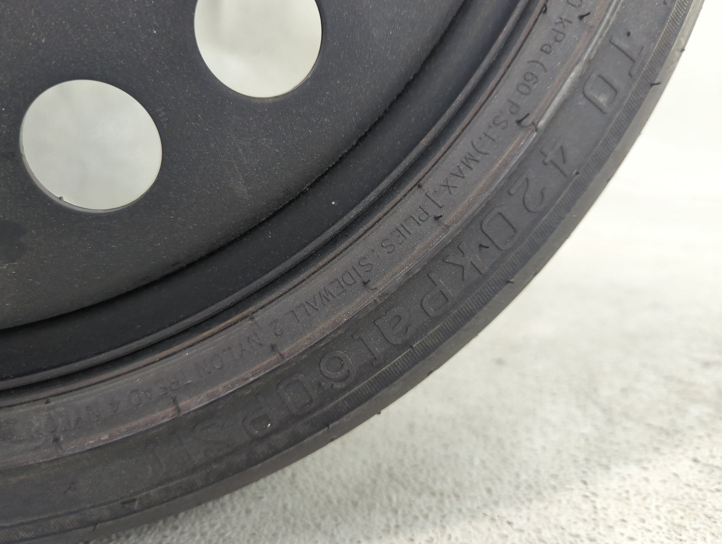 2013-2022 Chevrolet Trax Spare Donut Tire Wheel Rim Oem 1462124 - Oemusedautoparts1.com