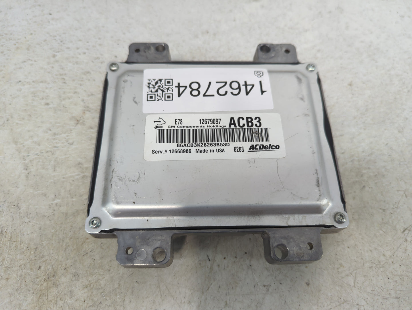 2017-2021 Chevrolet Trax PCM Engine Control Computer ECU ECM PCU OEM P/N:12679097 12668986 Fits Fits 2017 2018 2019 2020 202