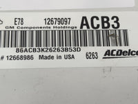 2017-2021 Chevrolet Trax PCM Engine Control Computer ECU ECM PCU OEM P/N:12679097 12668986 Fits Fits 2017 2018 2019 2020 202