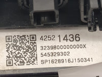 2017-2021 Chevrolet Trax Climate Control Module Temperature AC/Heater Replacement P/N:42521436 3239800000000X Fits OEM Used 