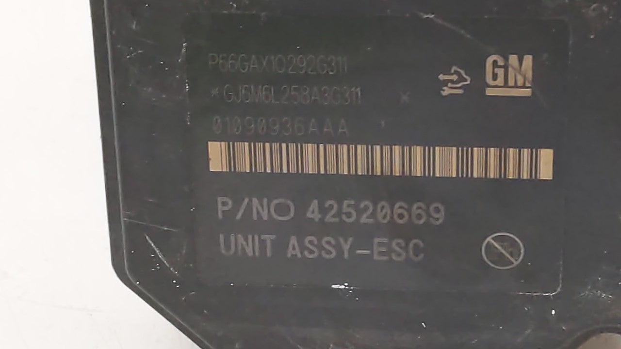 2017-2018 Chevrolet Trax ABS Pump Control Module Replacement P/N:42643519 42520669, 42563014 Fits Fits 2017 2018 2019 OEM Us