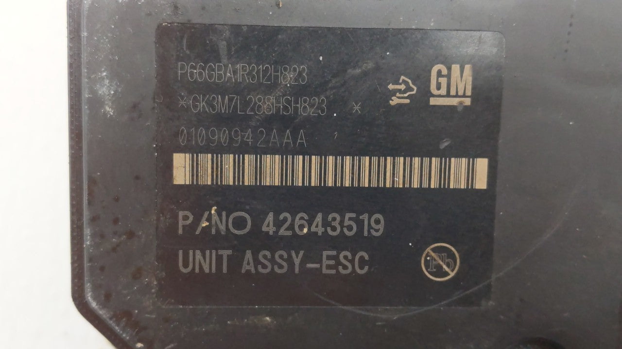 2017-2018 Chevrolet Trax ABS Pump Control Module Replacement P/N:42643519 42520669, 42563014 Fits Fits 2017 2018 2019 OEM Us