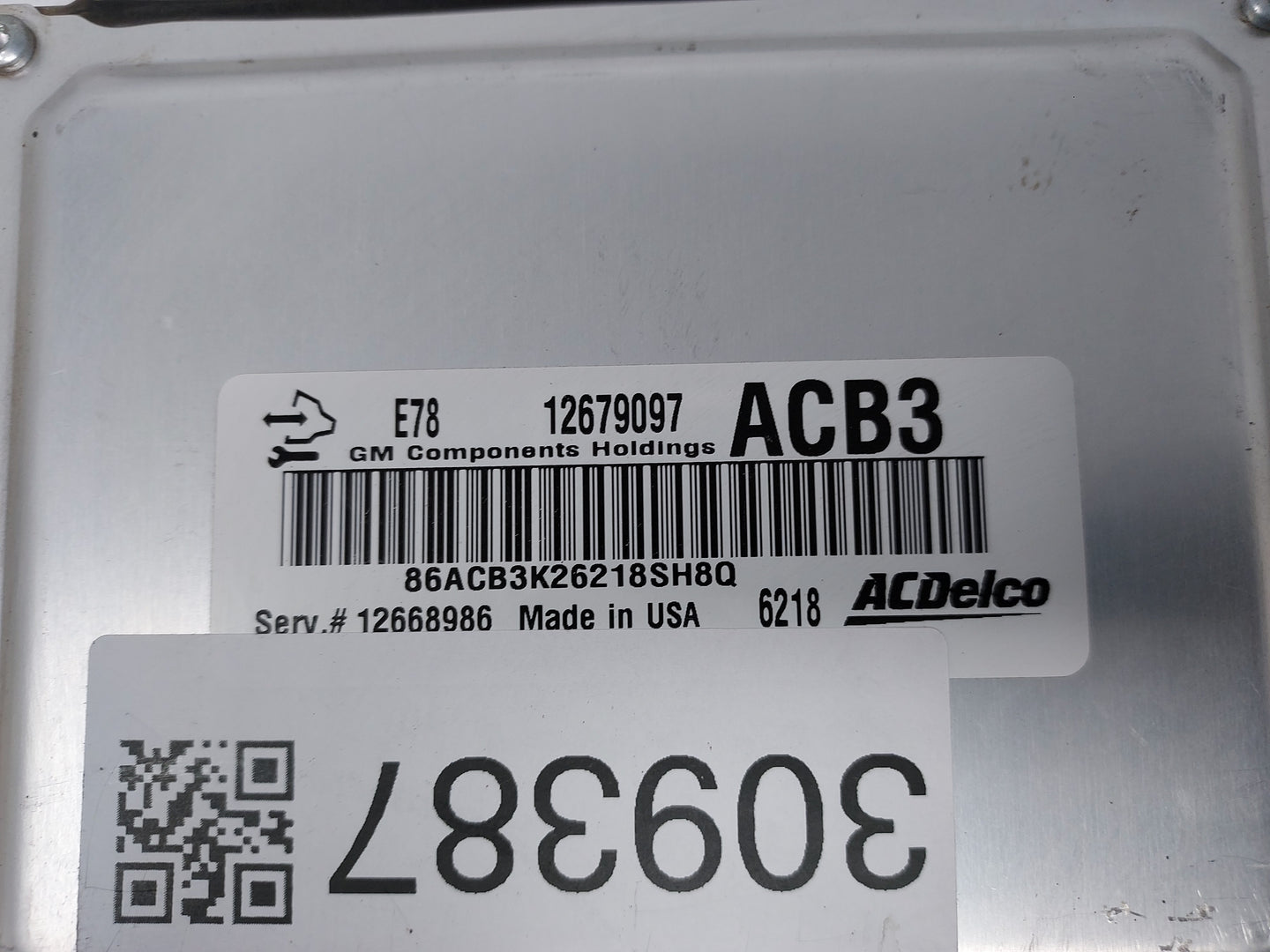 2017-2021 Chevrolet Trax PCM Engine Control Computer ECU ECM PCU OEM P/N:12685936 12668986 Fits Fits 2017 2018 2019 2020 202