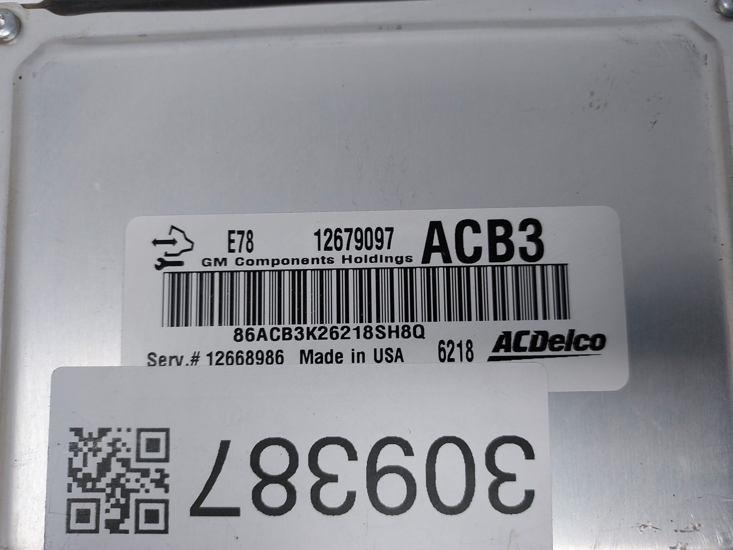 2017-2021 Chevrolet Trax PCM Engine Control Computer ECU ECM PCU OEM P/N:12685936 12668986 Fits Fits 2017 2018 2019 2020 202