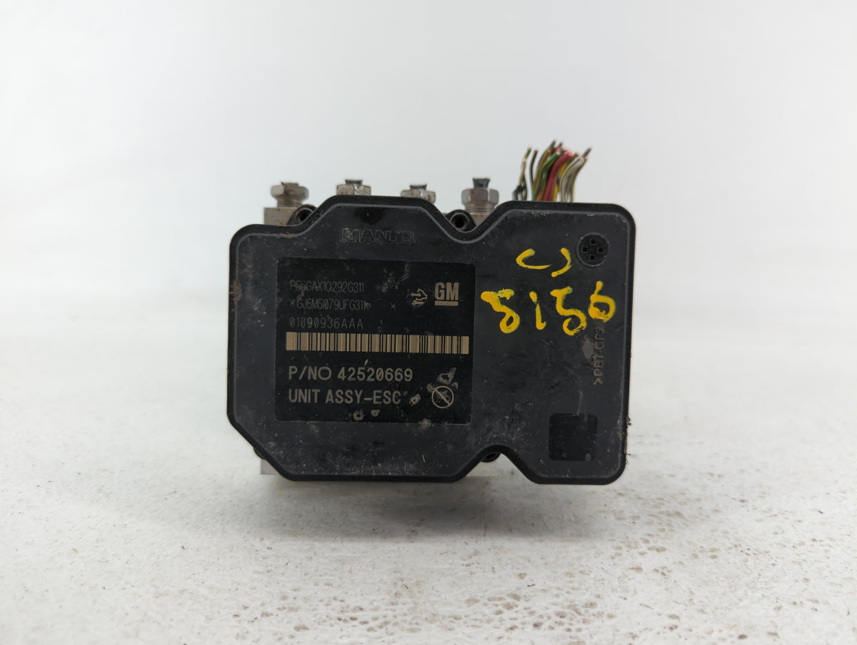 2017-2021 Chevrolet Trax Anti-Lock Brake ABS Pump Module Actuator OEM P/N:42520669 42643519 Fits Fits 2017 2018 2019 2020 20