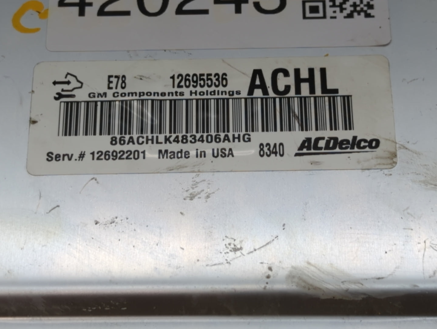 2017-2021 Chevrolet Trax PCM Engine Control Computer ECU ECM PCU OEM P/N:12692201 12679097 Fits Fits 2017 2018 2019 2020 202