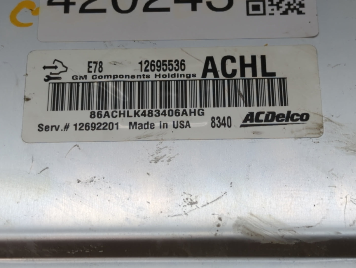 2017-2021 Chevrolet Trax PCM Engine Control Computer ECU ECM PCU OEM P/N:12692201 12679097 Fits Fits 2017 2018 2019 2020 202