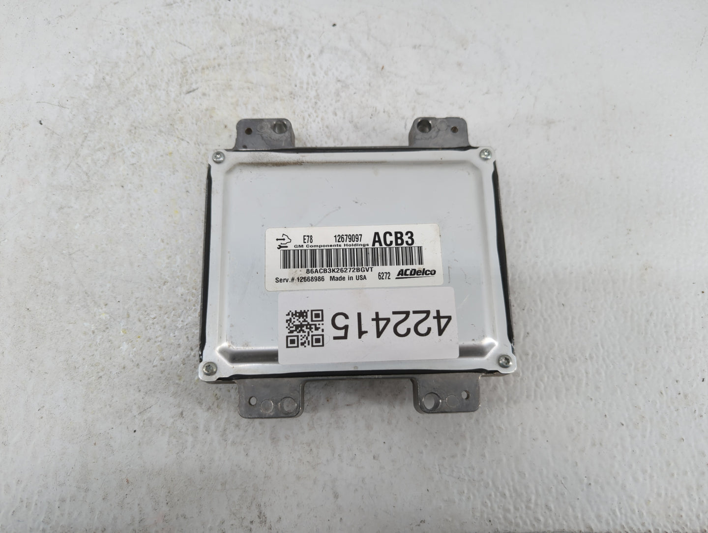 2017-2021 Chevrolet Trax PCM Engine Control Computer ECU ECM PCU OEM P/N:12692201 12679097 Fits Fits 2017 2018 2019 2020 202