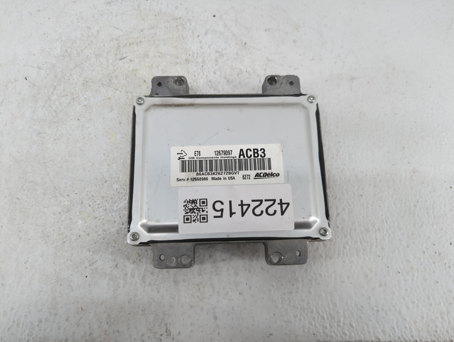2017-2021 Chevrolet Trax PCM Engine Control Computer ECU ECM PCU OEM P/N:12692201 12679097 Fits Fits 2017 2018 2019 2020 202