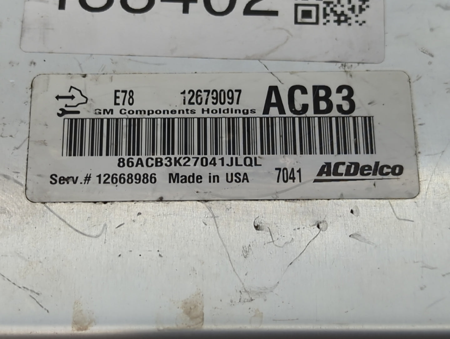 2017-2021 Chevrolet Trax PCM Engine Control Computer ECU ECM PCU OEM P/N:12668986 12679097 Fits Fits 2017 2018 2019 2020 202