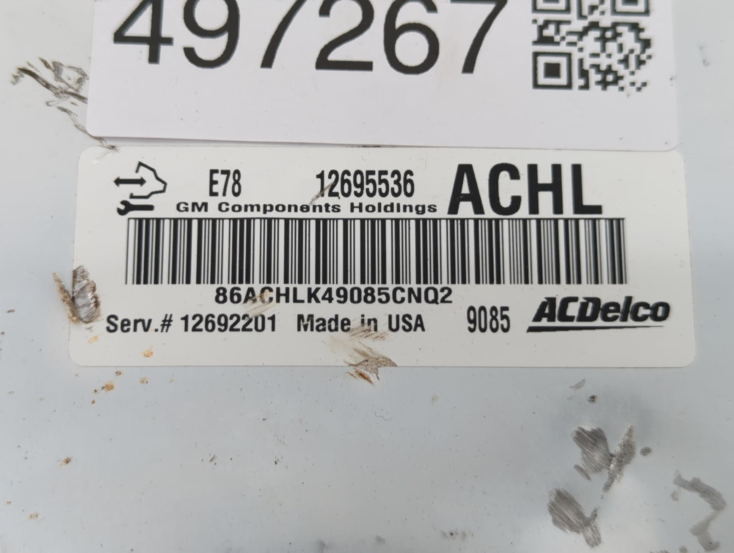 2017-2021 Chevrolet Trax PCM Engine Control Computer ECU ECM PCU OEM P/N:12668986 12685776 Fits Fits 2017 2018 2019 2020 202