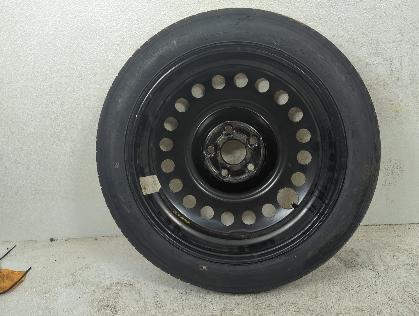 2017 Chevrolet Trax Spare Donut Tire Wheel Rim Oem 5036735 - Oemusedautoparts1.com