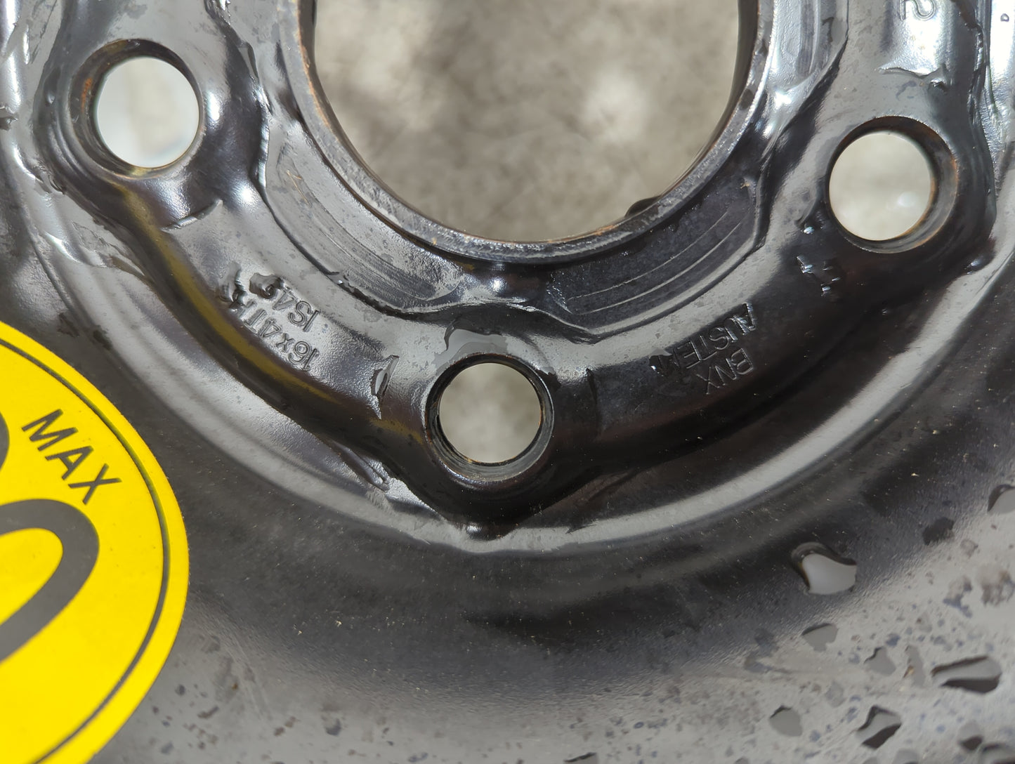 2017 Chevrolet Trax Spare Donut Tire Wheel Rim Oem - Oemusedautoparts1.com