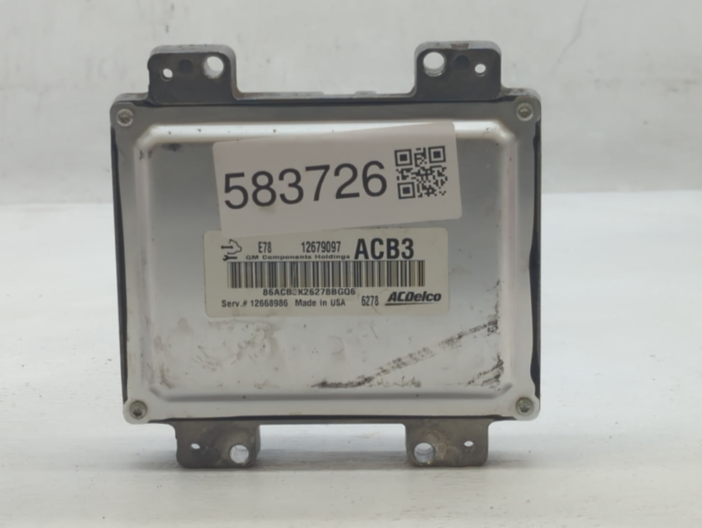2017-2021 Chevrolet Trax PCM Engine Control Computer ECU ECM PCU OEM P/N:12679097 Fits Fits 2017 2018 2019 2020 2021 OEM Use