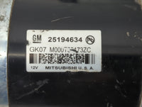 2013-2021 Chevrolet Trax Car Starter Motor Solenoid OEM P/N:25194634 Fits OEM Used Auto Parts - Oemusedautoparts1.com