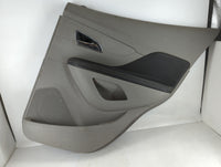 2017 Chevrolet Trax Rear Right Passenger Interior Door Panel Trim Grey - Oemusedautoparts1.com