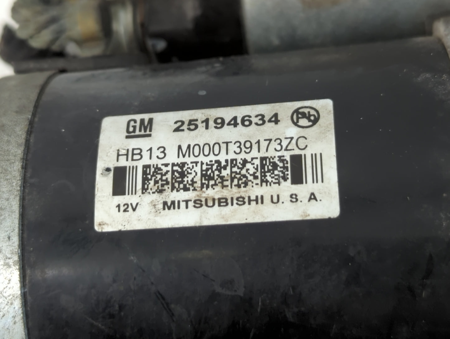 2013-2021 Chevrolet Trax Car Starter Motor Solenoid OEM P/N:25194634 Fits OEM Used Auto Parts - Oemusedautoparts1.com