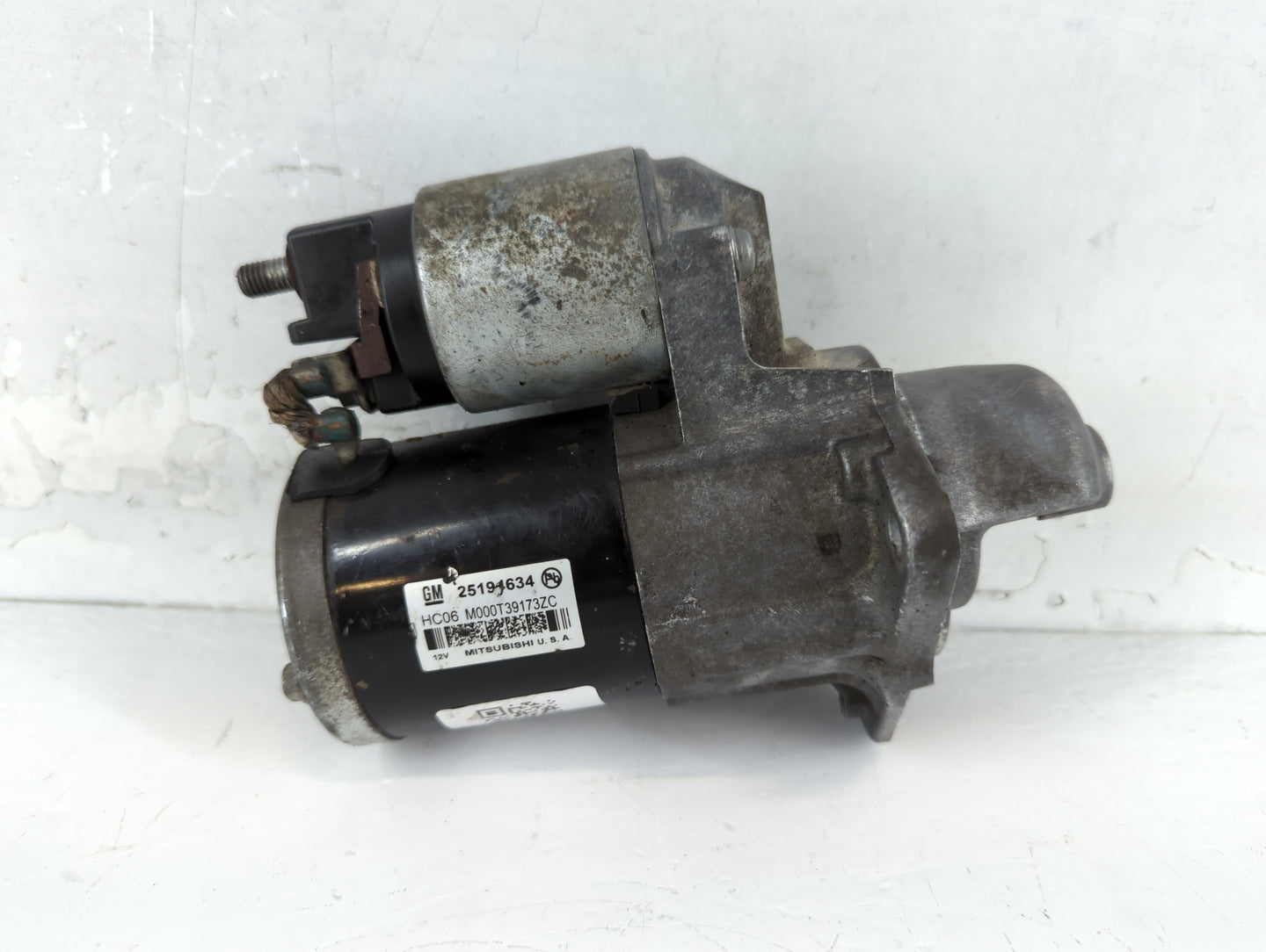 2013-2021 Chevrolet Trax Car Starter Motor Solenoid OEM P/N:M000T39173ZC 25191634 Fits OEM Used Auto Parts - Oemusedautopart