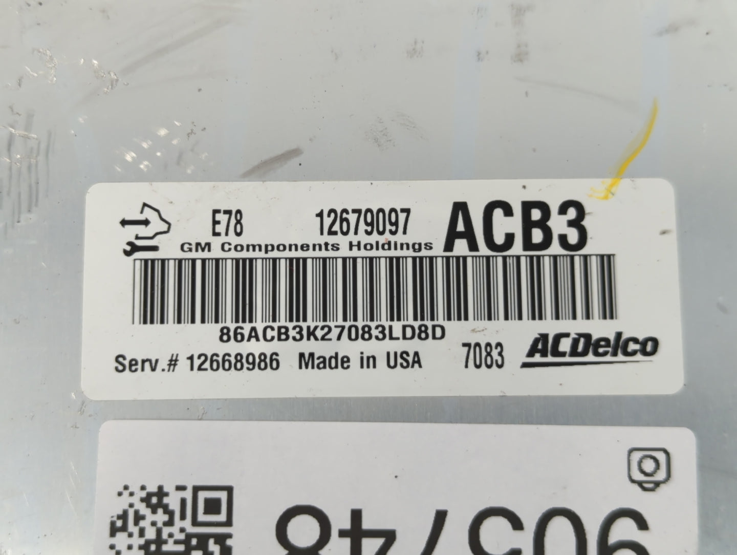 2017-2021 Chevrolet Trax PCM Engine Control Computer ECU ECM PCU OEM P/N:12679097 Fits Fits 2017 2018 2019 2020 2021 OEM Use