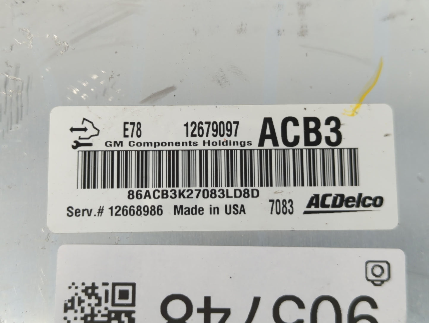 2017-2021 Chevrolet Trax PCM Engine Control Computer ECU ECM PCU OEM P/N:12679097 Fits Fits 2017 2018 2019 2020 2021 OEM Use