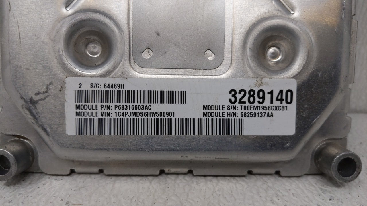 2016-2017 Chrysler 200 PCM Engine Control Computer ECU ECM PCU OEM P/N:P68405807AE P68328875AA, P68259137AA Fits Fits 2016 2