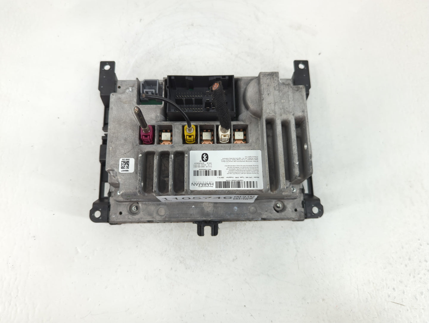 2017 Chrysler 200 Radio AM FM Cd Player Receiver Replacement P/N:68270680AE Fits OEM Used Auto Parts - Oemusedautoparts1.com