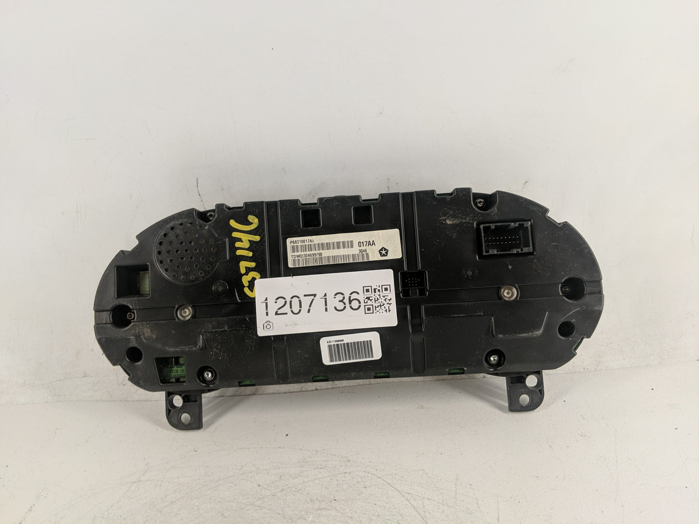 2017 Chrysler 200 Instrument Cluster Speedometer Gauges P/N:P68310017AA Fits OEM Used Auto Parts - Oemusedautoparts1.com