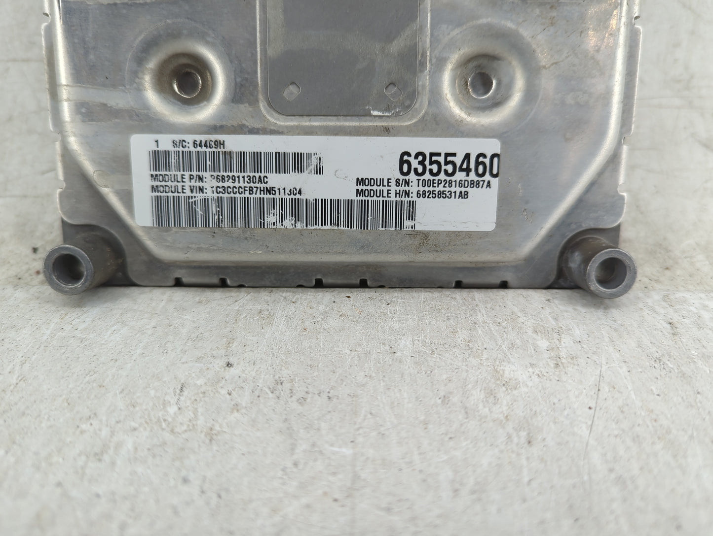 2016-2017 Chrysler 200 PCM Engine Control Computer ECU ECM PCU OEM P/N:P68258531AB Fits Fits 2016 2017 OEM Used Auto Parts -