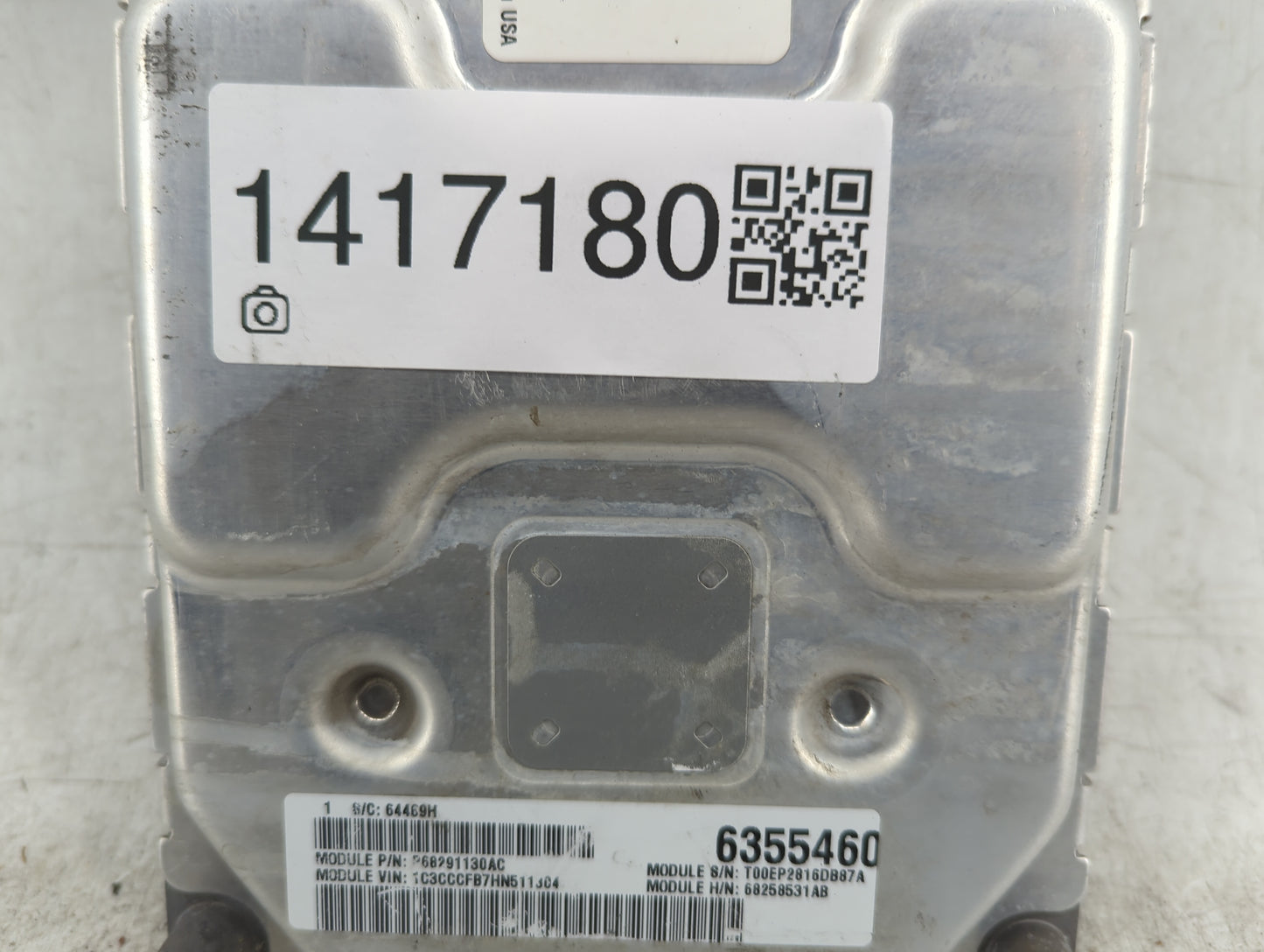 2016-2017 Chrysler 200 PCM Engine Control Computer ECU ECM PCU OEM P/N:P68258531AB Fits Fits 2016 2017 OEM Used Auto Parts -