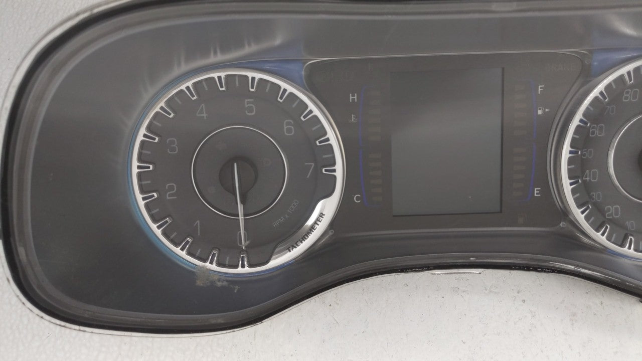 2016 Chrysler 200 Instrument Cluster Speedometer Gauges P/N:P68259070AB P68310017AA Fits OEM Used Auto Parts - Oemusedautopa