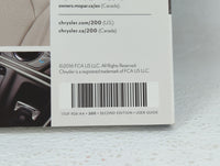 2017 Chrysler 200 Owners Manual Book Guide OEM Used Auto Parts - Oemusedautoparts1.com