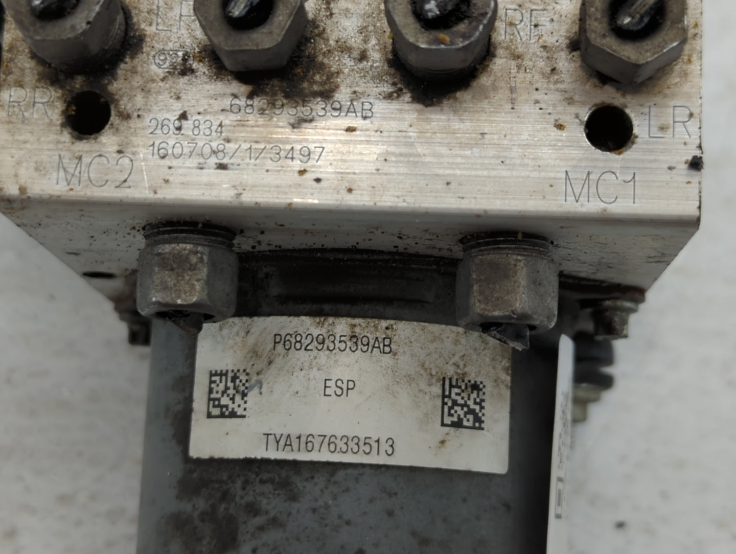 2016 Chrysler 200 ABS Pump Control Module Replacement P/N:P68293539AB Fits OEM Used Auto Parts - Oemusedautoparts1.com