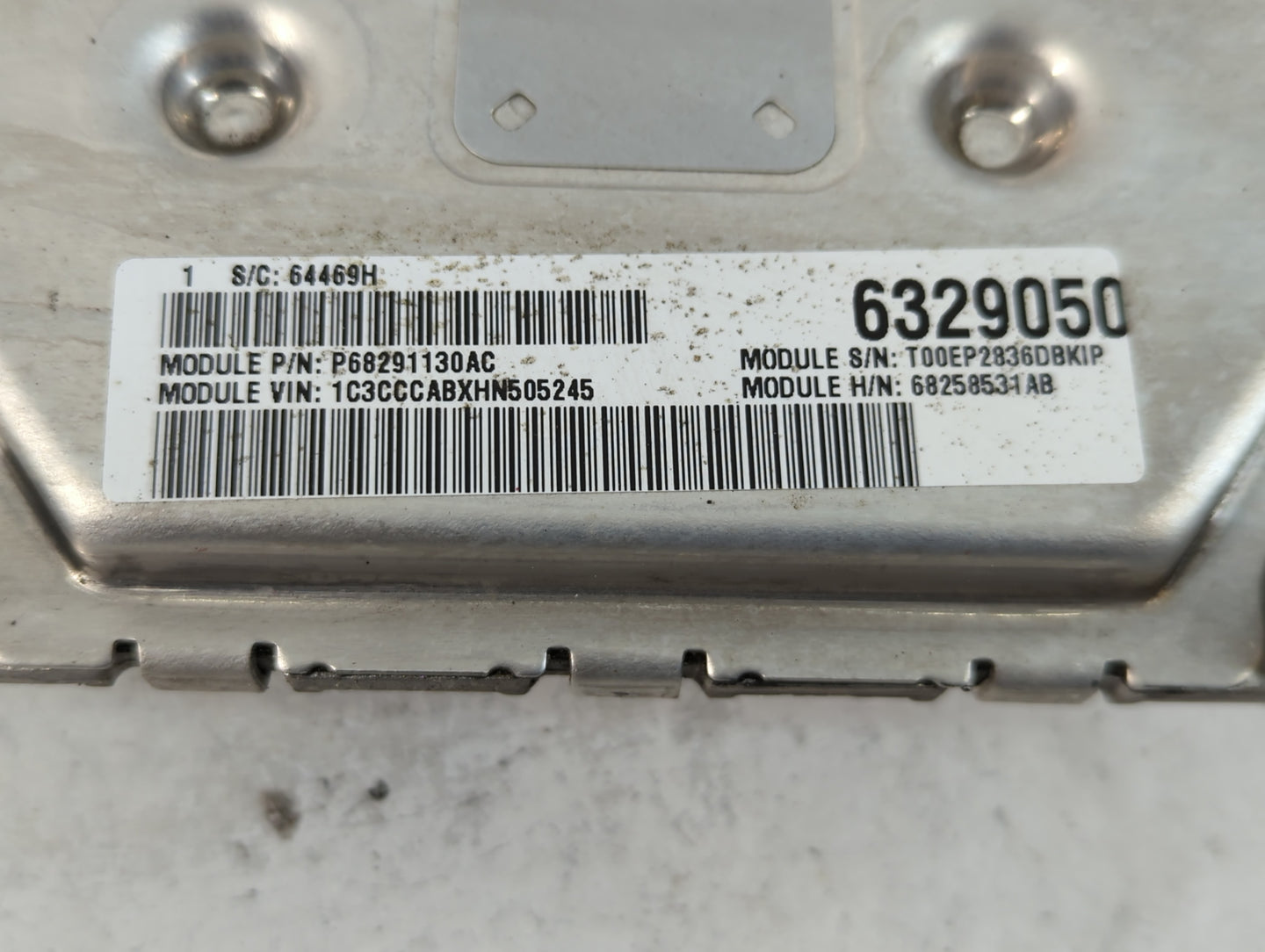 2016-2017 Chrysler 200 PCM Engine Control Computer ECU ECM PCU OEM P/N:P68291130AC P68258531AB Fits Fits 2016 2017 OEM Used 