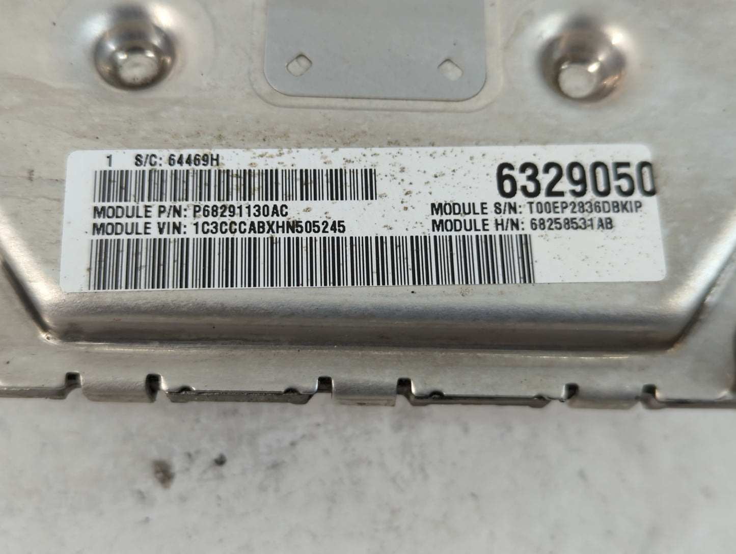 2016-2017 Chrysler 200 PCM Engine Control Computer ECU ECM PCU OEM P/N:P68291130AC P68258531AB Fits Fits 2016 2017 OEM Used 