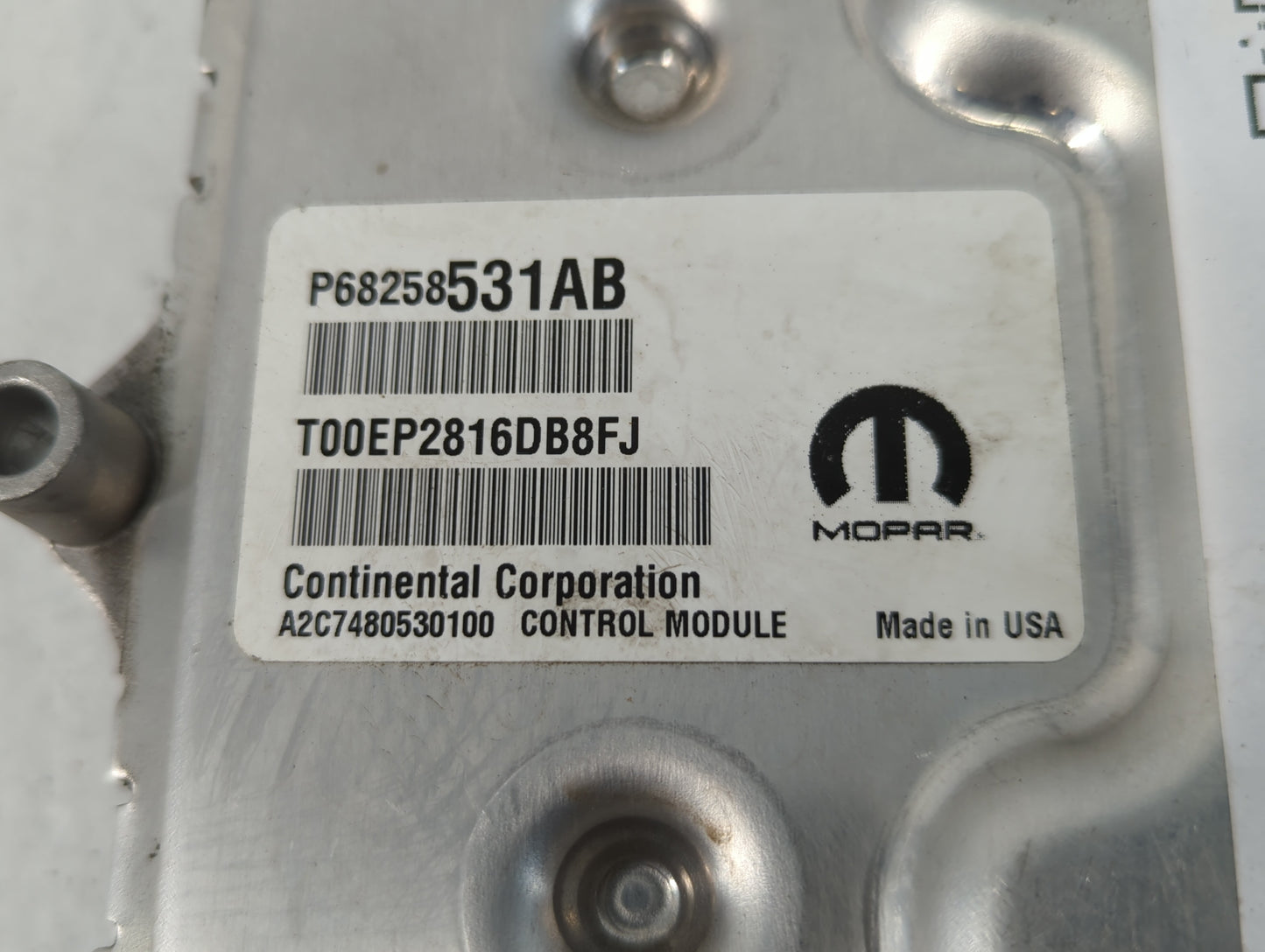 2016-2017 Chrysler 200 PCM Engine Control Computer ECU ECM PCU OEM P/N:P68291130AC P68258531AB Fits Fits 2016 2017 OEM Used 