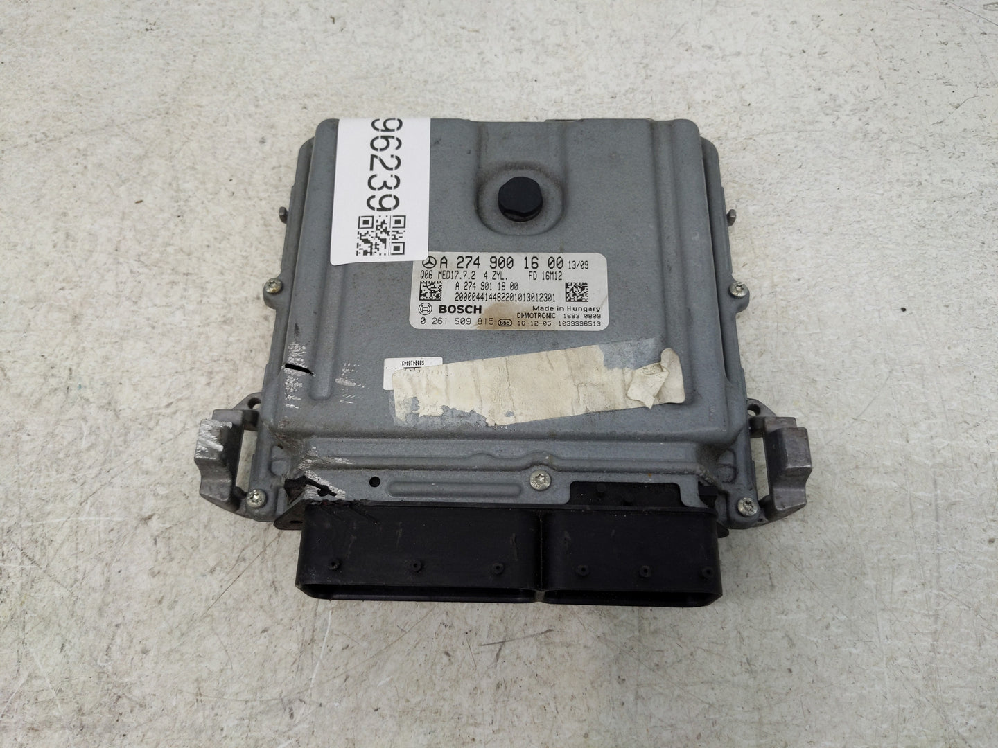 2017 Chrysler 300 PCM Engine Control Computer ECU ECM PCU OEM P/N:A2749001600 Fits Fits 2016 2018 2019 2020 OEM Used Auto Pa