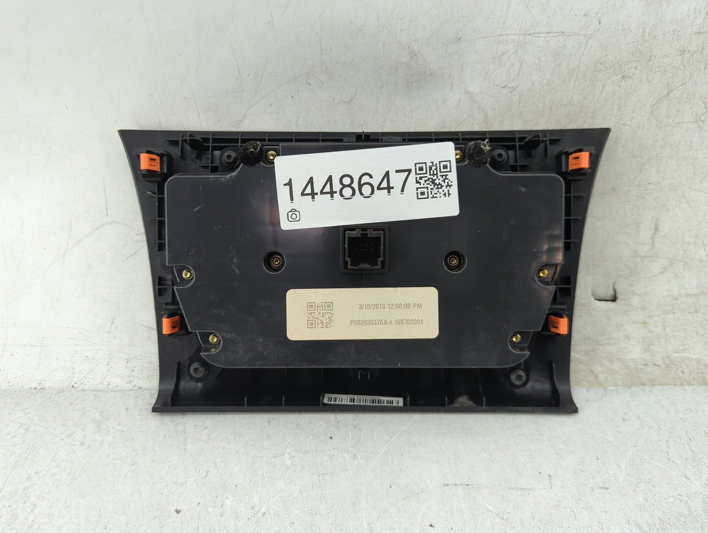2017-2022 Chrysler 300 Climate Control Module Temperature AC/Heater Replacement P/N:P68293637AA Fits OEM Used Auto Parts - O