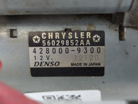 2017 Chrysler 300 Car Starter Motor Solenoid OEM P/N:56029852AA Fits OEM Used Auto Parts - Oemusedautoparts1.com