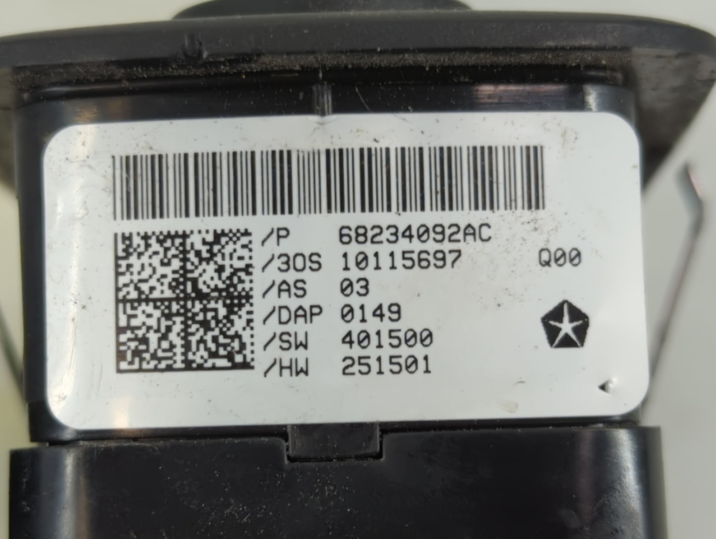 2017-2022 Chrysler Pacifica Master Power Window Switch Replacement Driver Side Left P/N:68234092AC Fits OEM Used Auto Parts 